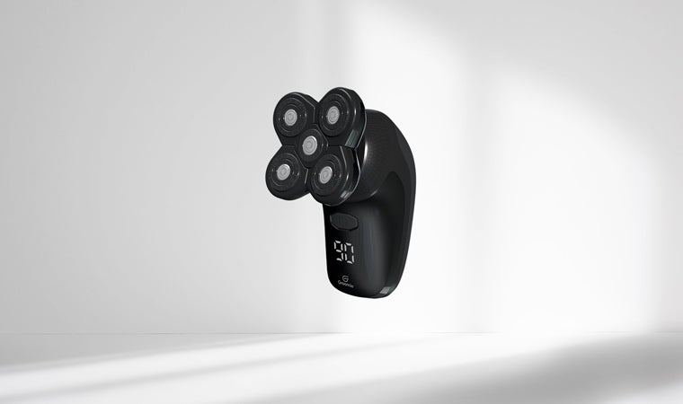Groomie adv shaver floating