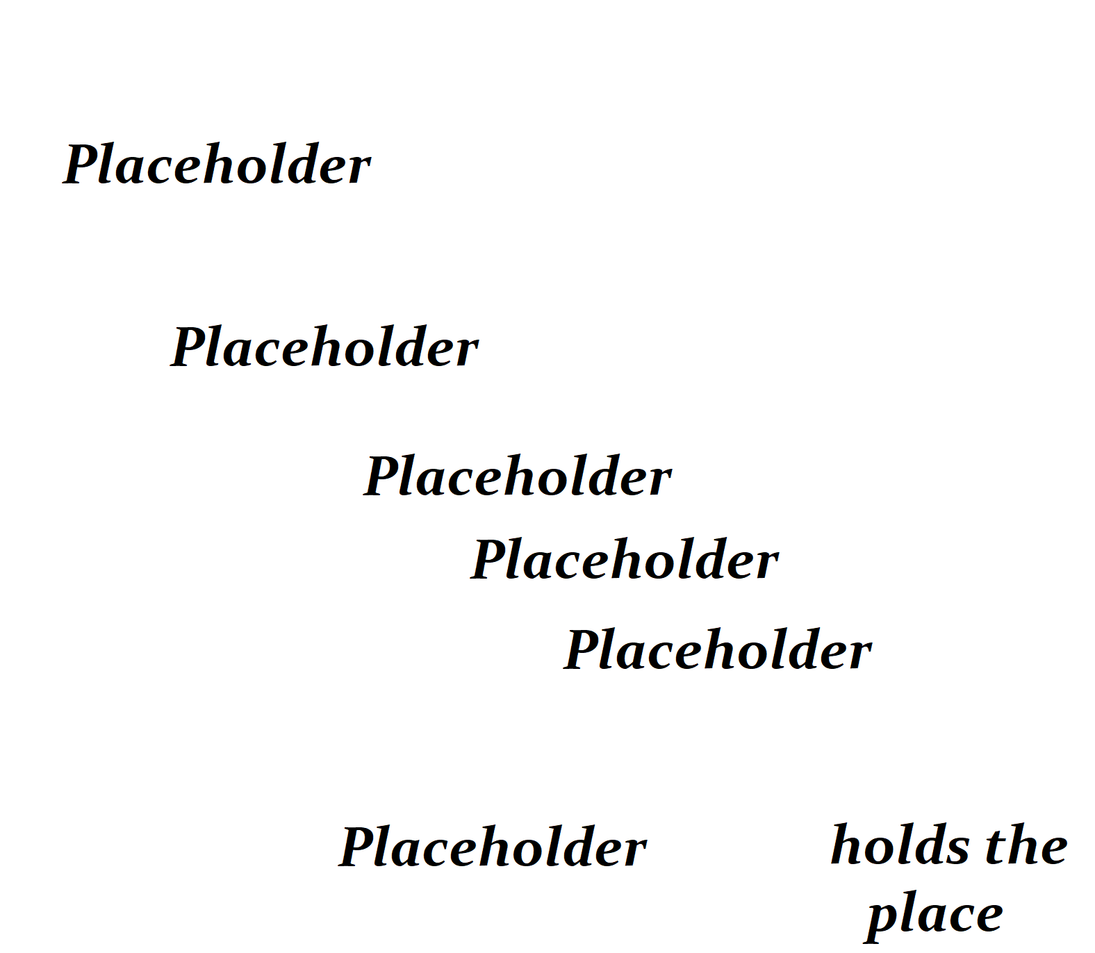 Placeholder