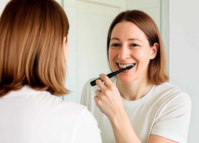 Brushing with PurelyWHITE