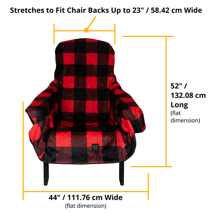 Flat Size Red Polar Fleece PDP The Chair Blanket 700x700