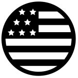 Icon round usa