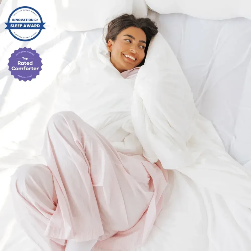 White Cooling Comforter Badge 2